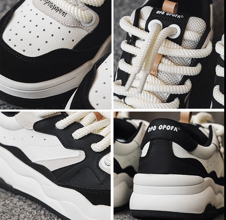 Design Panda Color Matching Skateboard Shoes Men foto 4