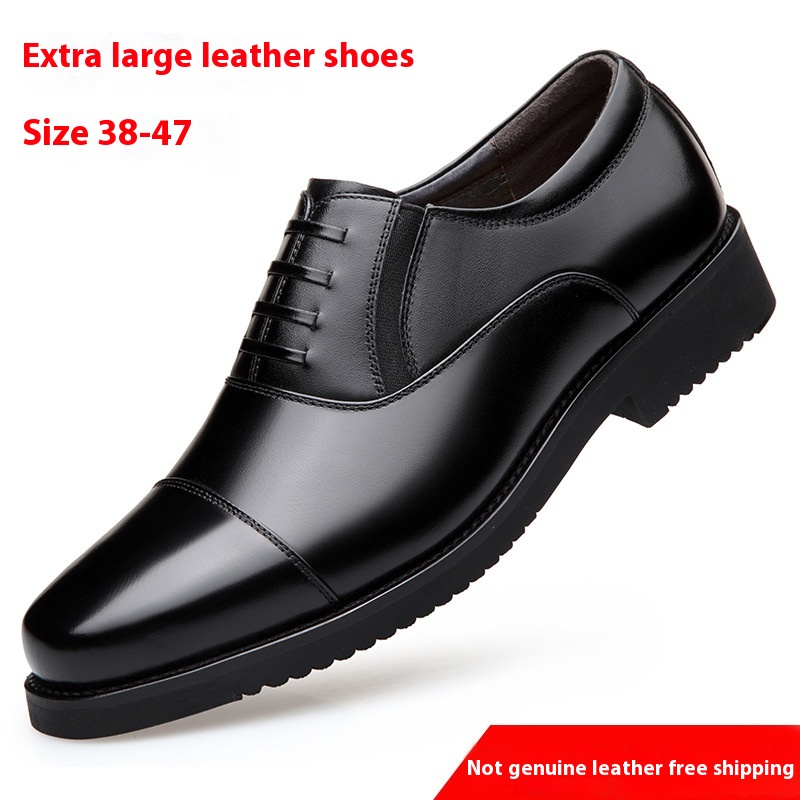 Business Formal Wear Three Section Leather Shoes foto 2