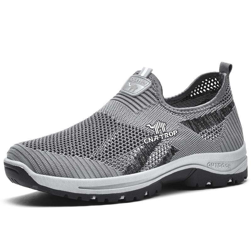 Versatile Casual Daddy's Shoes Men's Sports Lightweight Hiking Shoes Mesh foto 5