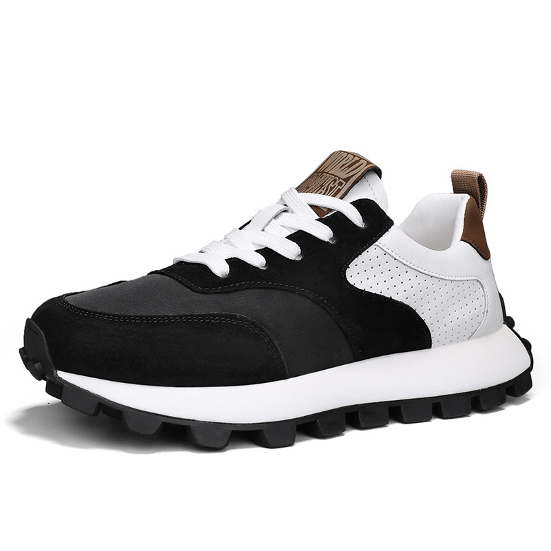 Men's Shoes Sports Casual Leather Dad Shoes foto 2