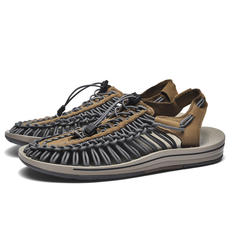 Men's Summer Outdoor Multicolor Plus Size Beach Sandals foto 5