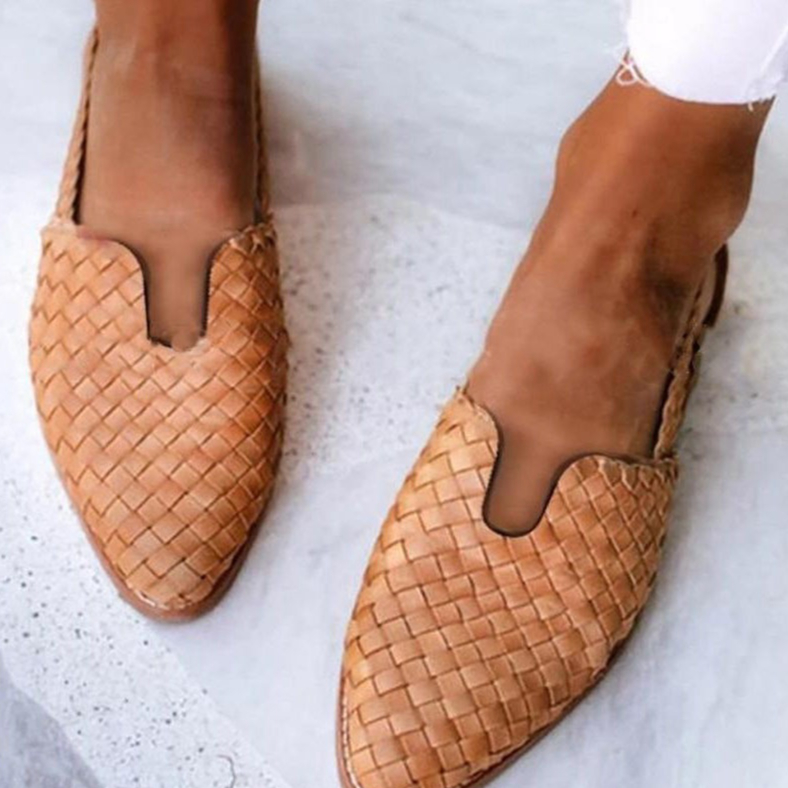 Womens Plus Size Flat Low Heel Sandals foto 3