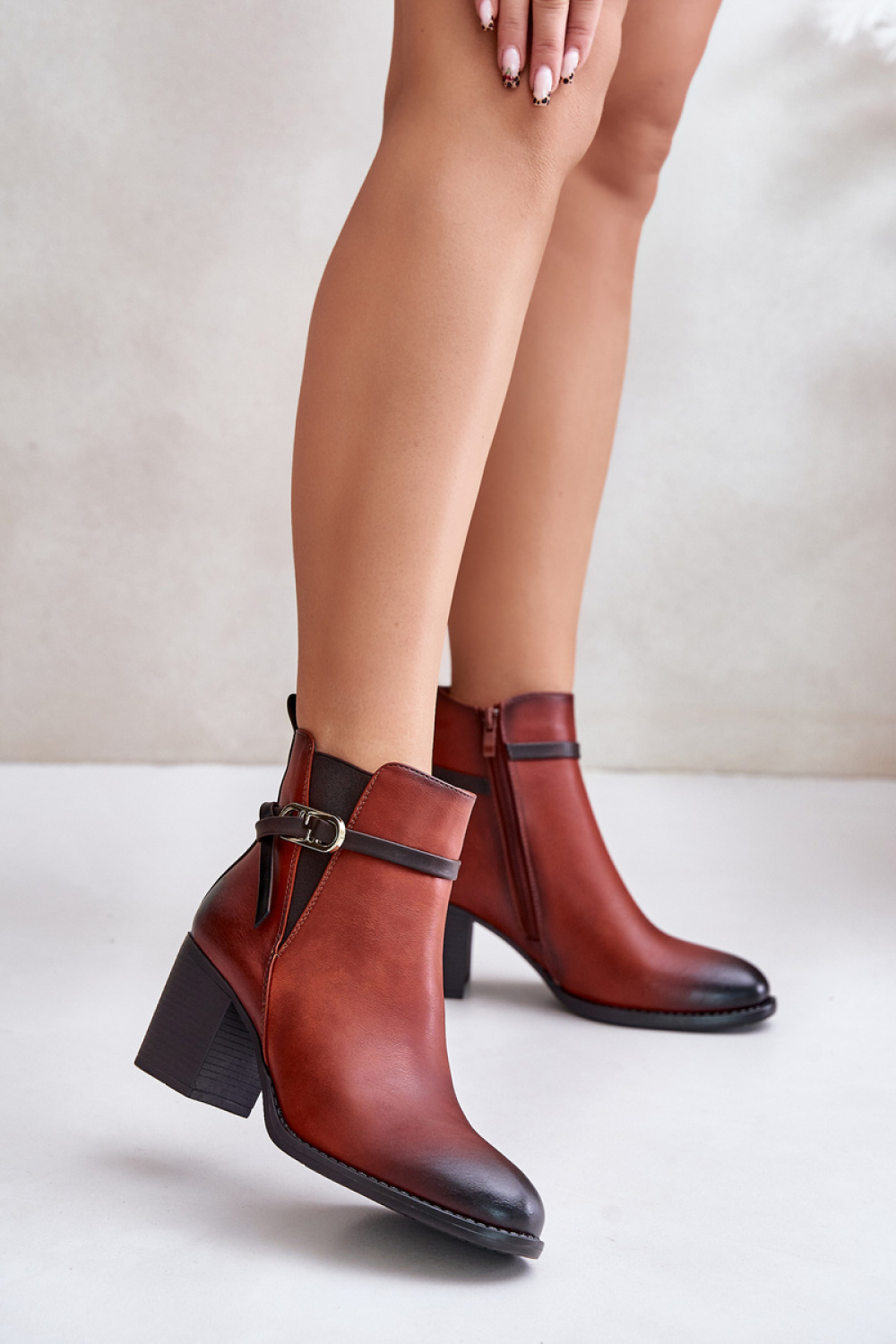 Laarsjes met hoge hak Step in style