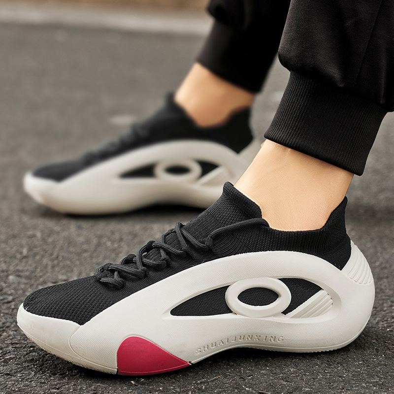 New Trendy Versatile Mesh Shoes With A Breathable Thick Sole