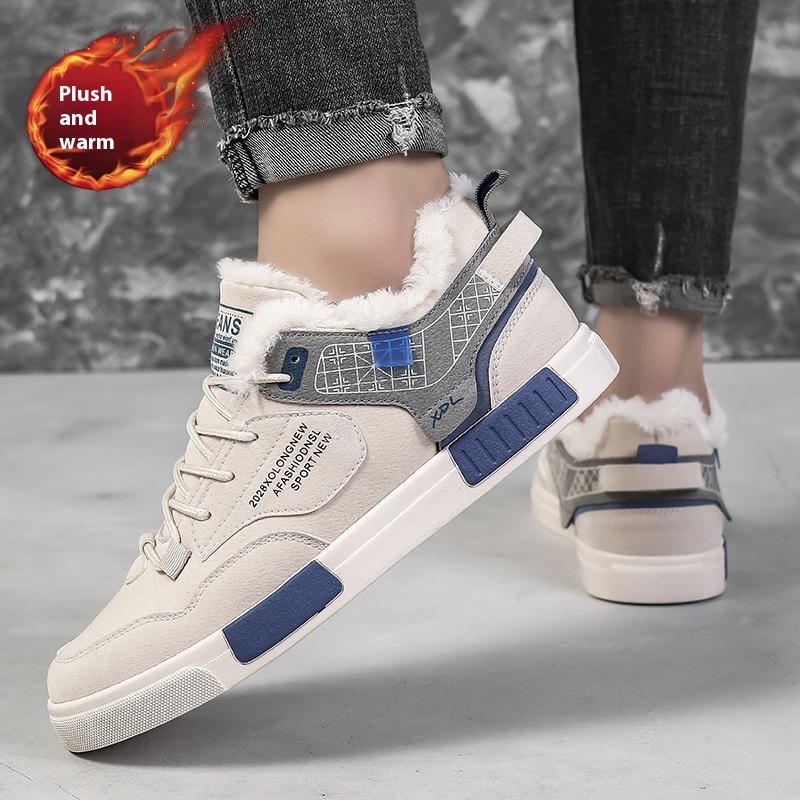 Plus Size Men's Plus Velvet Casual Shoes Fashion Outdoor foto 4