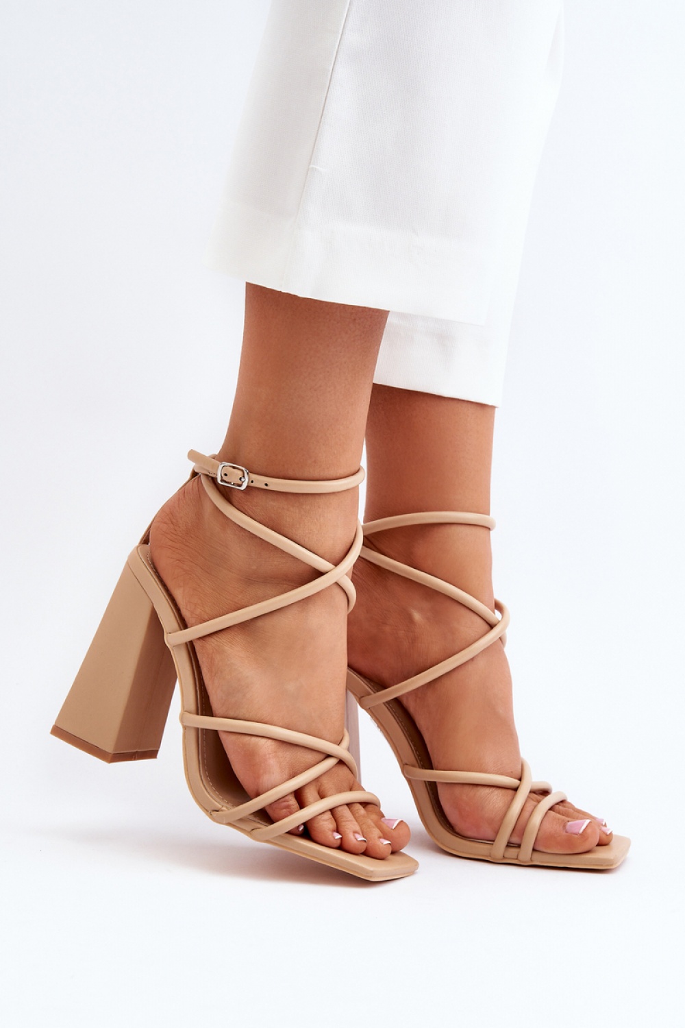 Sandalen op hak Step in style