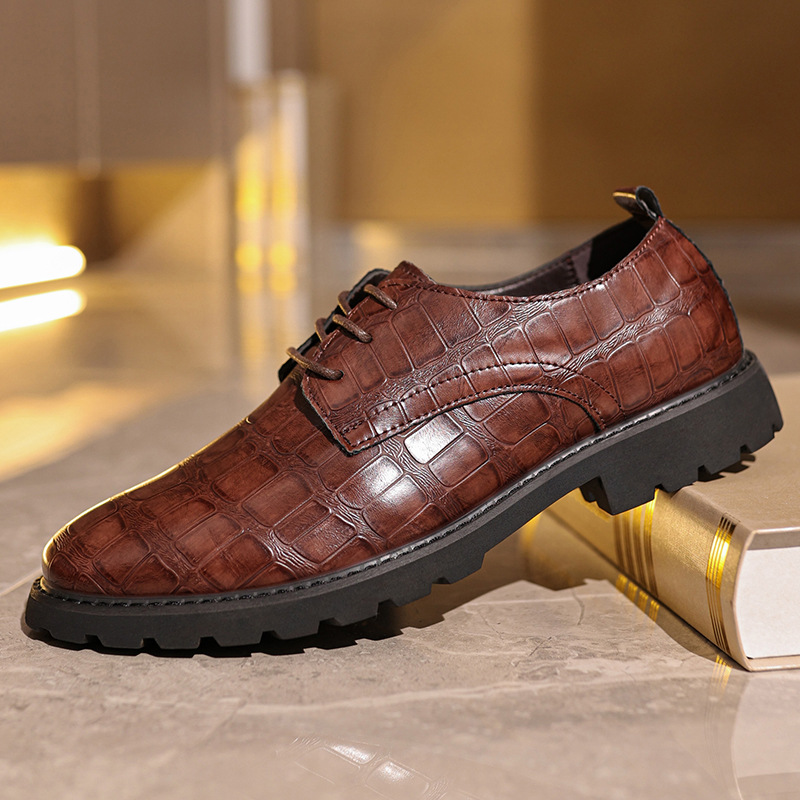 British Style Casual Men's Dress Shoes foto 3