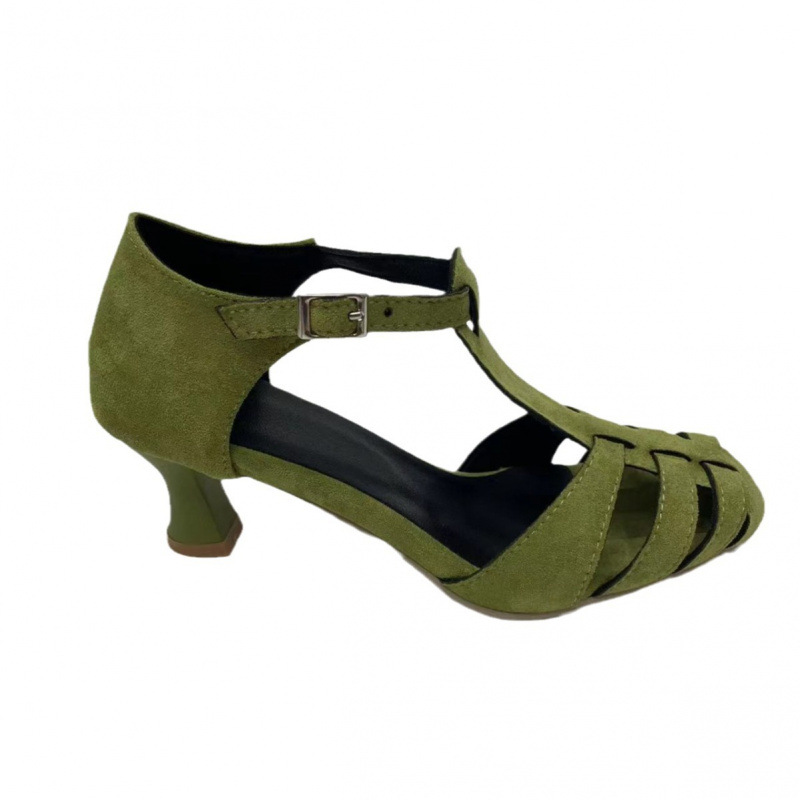 Fashion Suede Round Toe Women's Shoes Plus Size Breathable foto 4