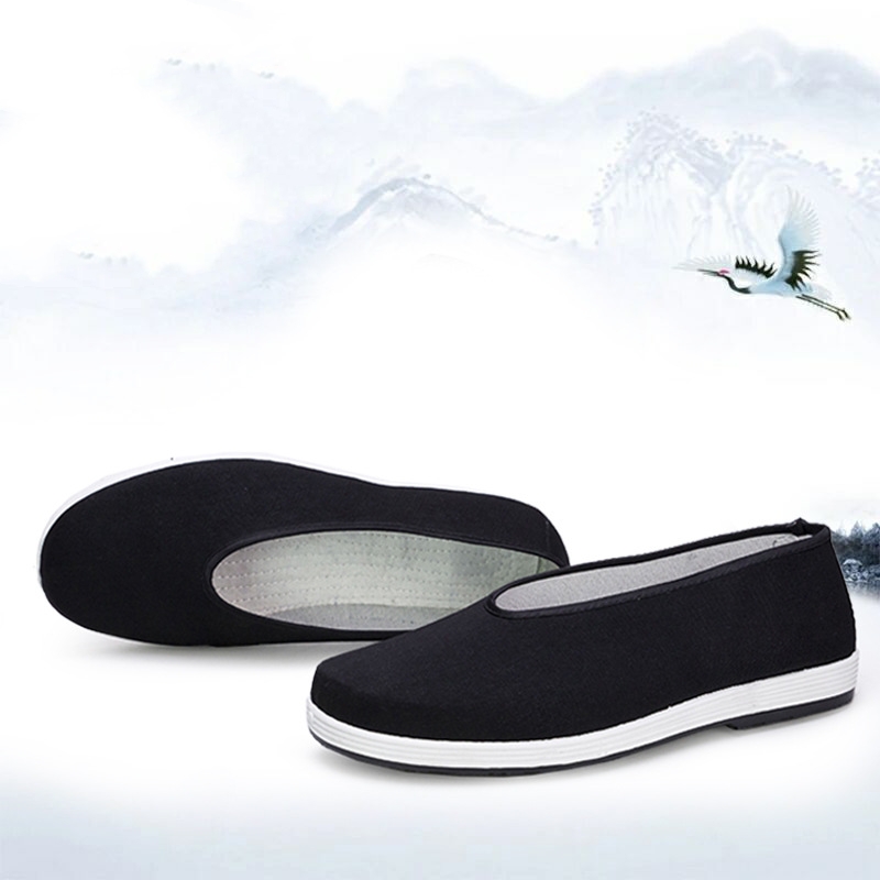 Casual Old Beijing Round Mouth Cloth Shoes Men's Slip-on Breathable foto 4