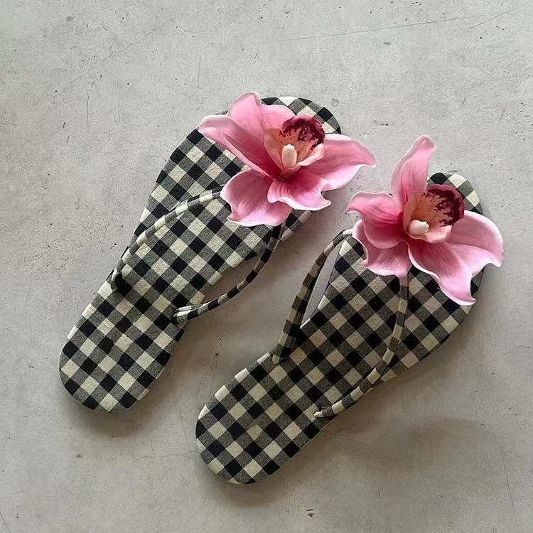 Bohemian Vacation Style Bowknot Shoes Sweet Temperament Shoe Ornament foto 3