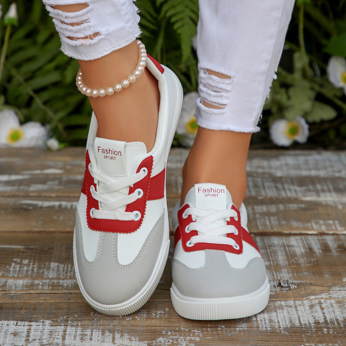 Korean-style Breathable Flat Versatile Casual Sneakers foto 2