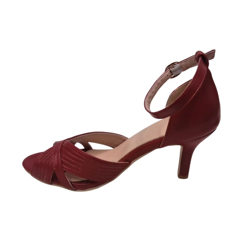 Summer Sexy Stiletto Heel Peep Toe Women's Shoes foto 3