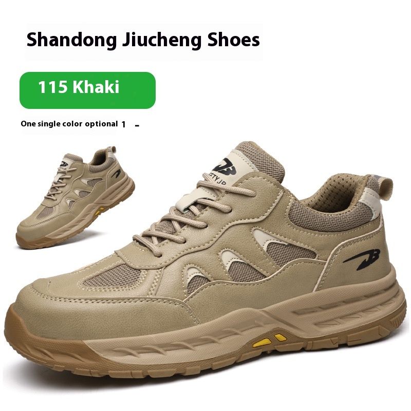 Anti-smashing And Anti-penetration Summer Sweat Absorbing Breathable Work Shoes foto 5