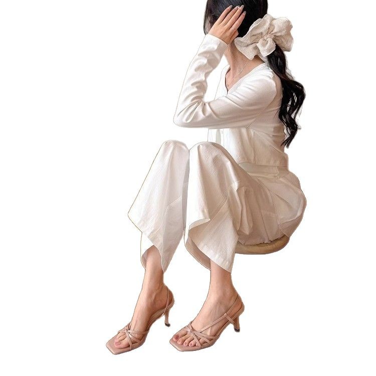 Women's Square Toe Thin Strap High Heel Sandals foto 5