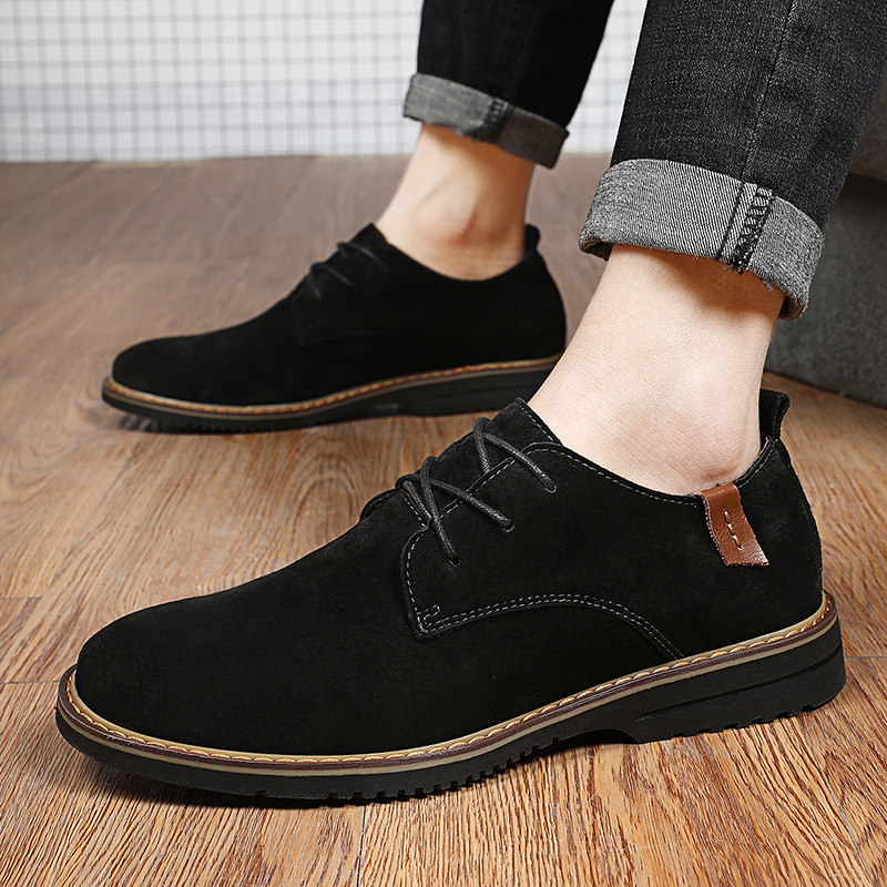 Plus Size Spring New Men's Casual Leather Shoes foto 5