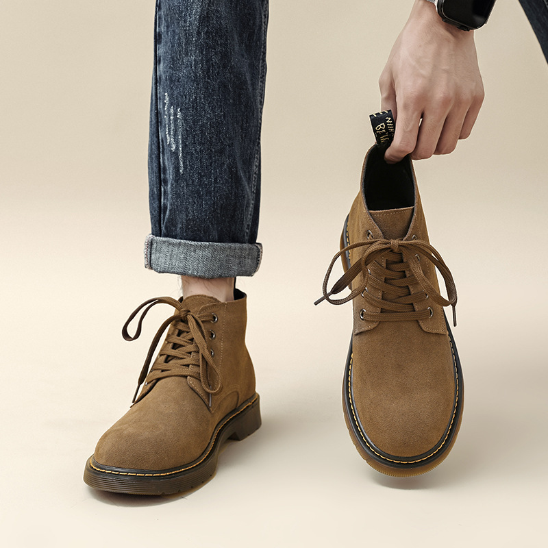 Lace-up Mid-top Warm Outdoor Work Shoes foto 5