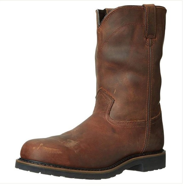 Retro Tea-colored Mens Versatile Casual Boots foto 4
