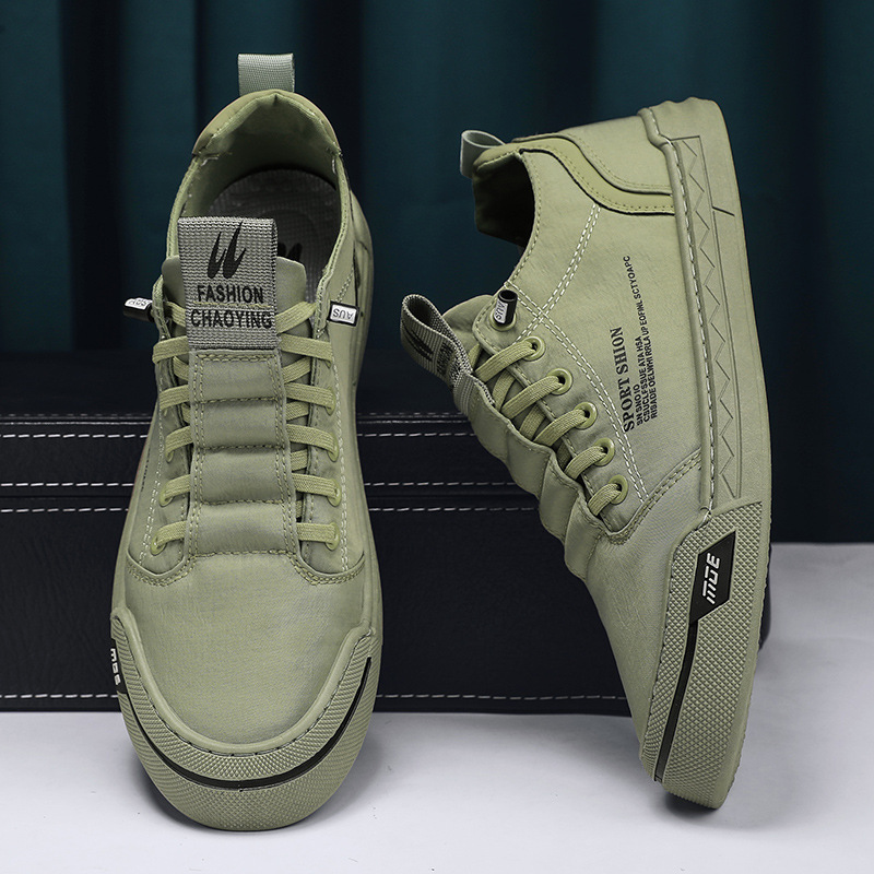 Men's Canvas Shoes Breathable Casual Skateboard Shoes foto 5