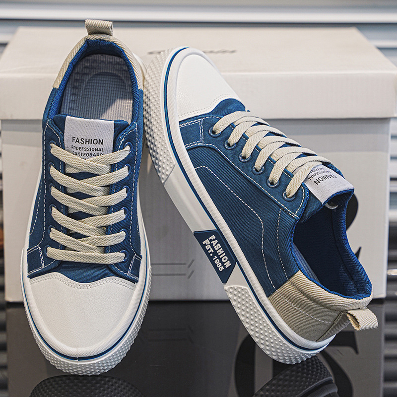 Breathable All-matching Skateboard Men's Soft Bottom Casual Sports Fashion Canvas Shoes