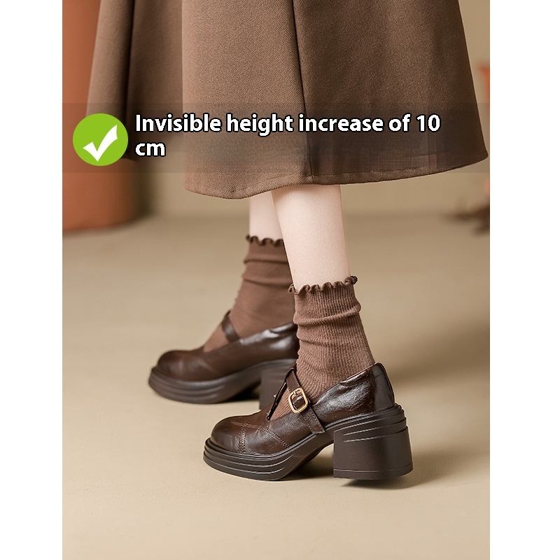 Vintage Mary Jane Hidden Heel Women's Shoes foto 3
