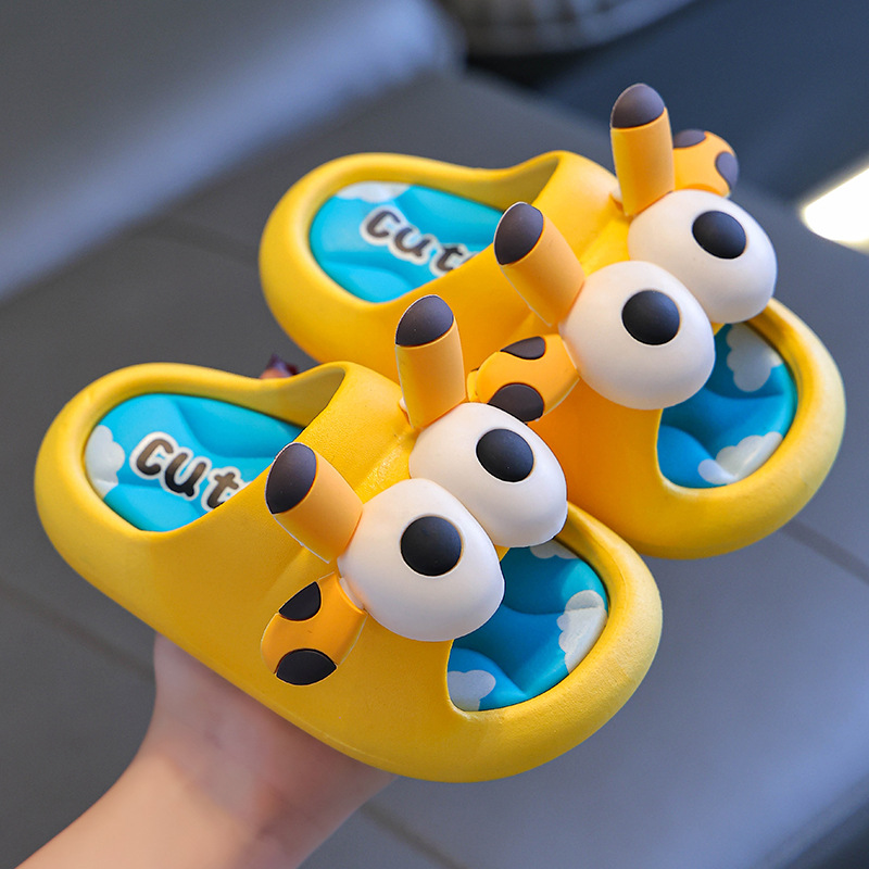 Children's Slippers Baby Non-slip Soft Bottom Indoor Bath Parent-child Children Sandals foto 3
