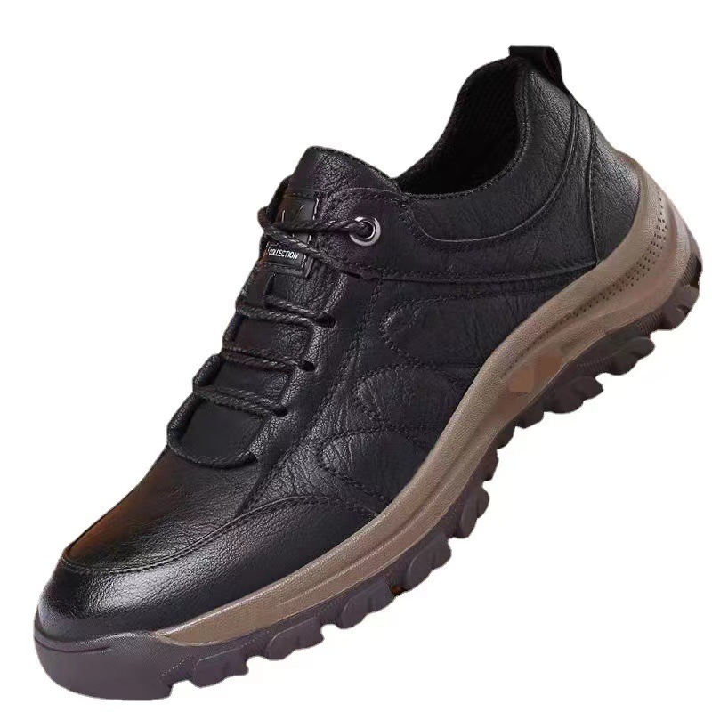 Plus Size Men's Shoes Leather Outdoor foto 3
