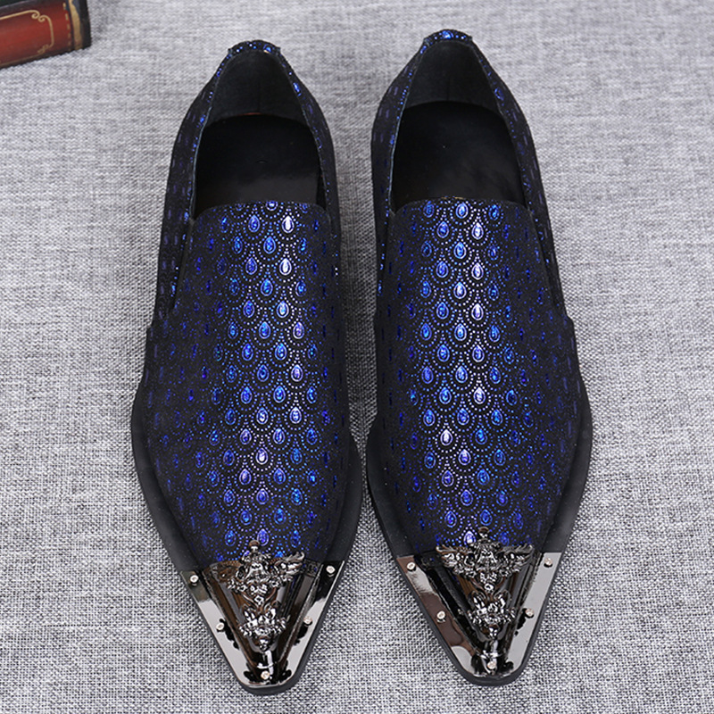 Trendy Leather Shoes Men's Fashion Shoes Brogue Men's Shoes foto 3