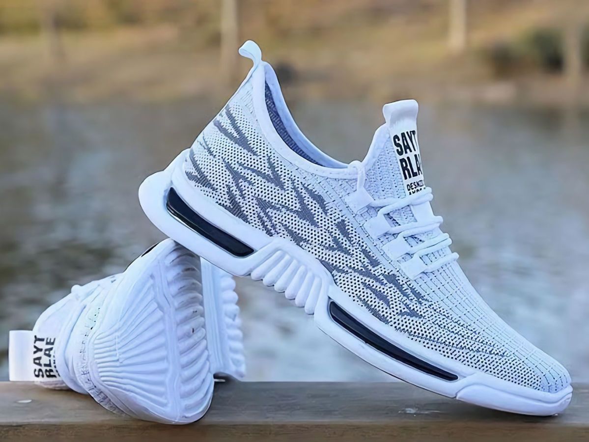 Men's Breathable Mesh Wild Running Woven Comfortable Fashion Shoes foto 2