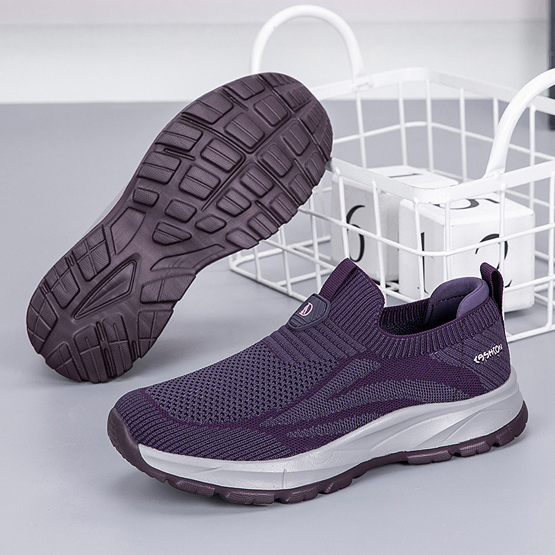 Summer Shoes For The Old Walking Widening Sports foto 4