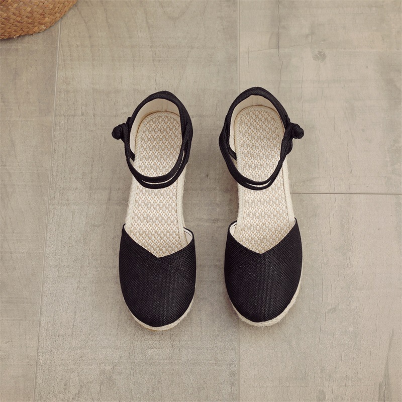 Wedge Sandals Women's Ankle-strap Buckle High Heel foto 3