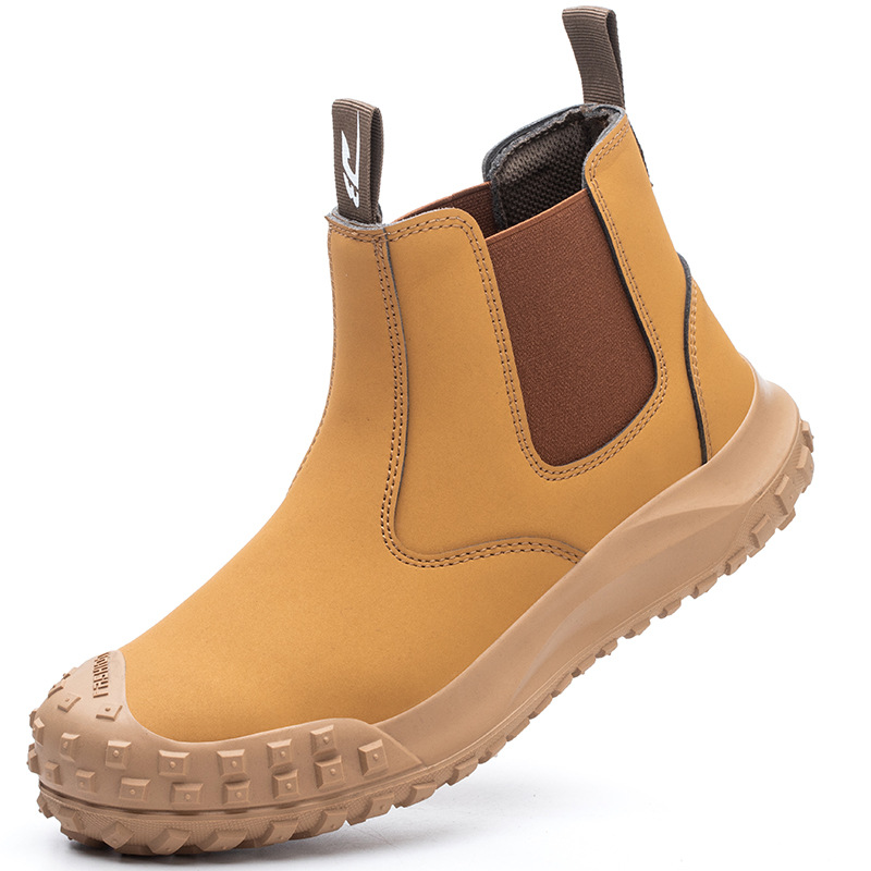 Plus Size Labor Protection Steel Toe Cap Anti-smashing And Anti-stab Safety Shoes foto 4