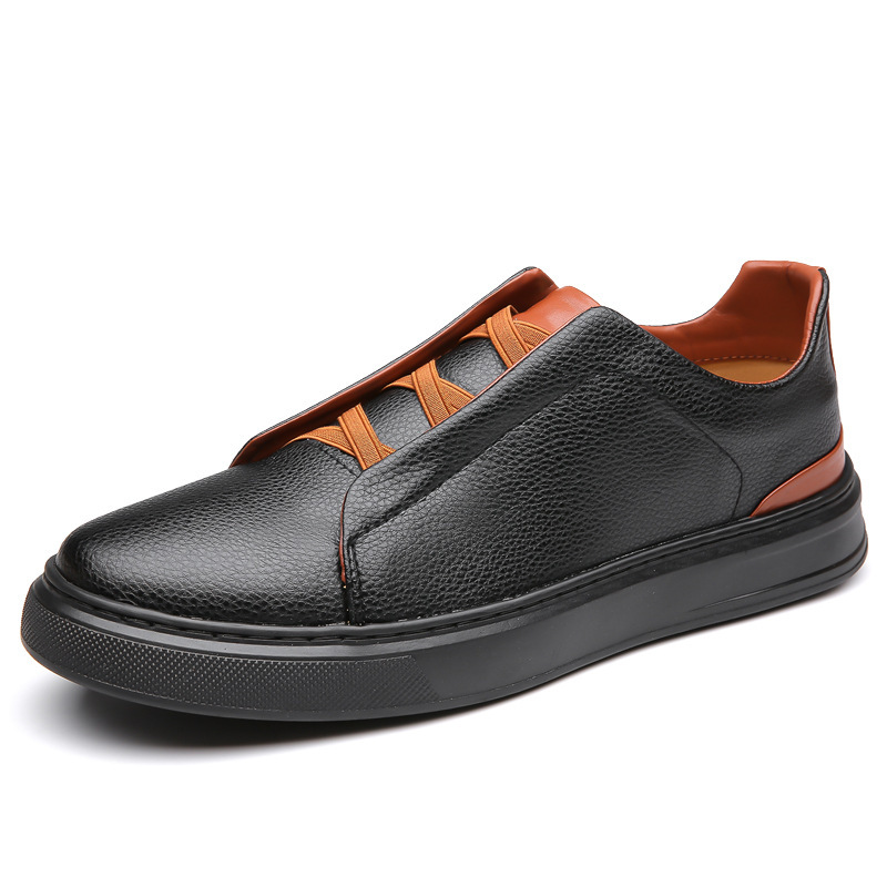 Waterproof Non-slip Comfortable Versatile Lace-up Mens Shoes foto 4