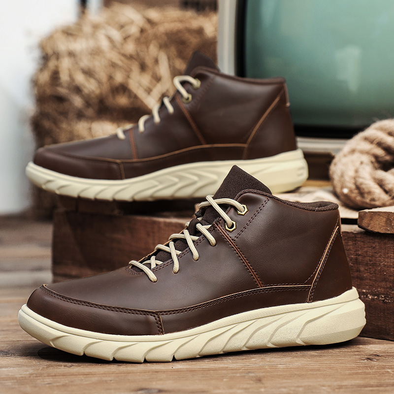 Mid-top Outdoor Wear-resistant Plus Size Worker Boot foto 3