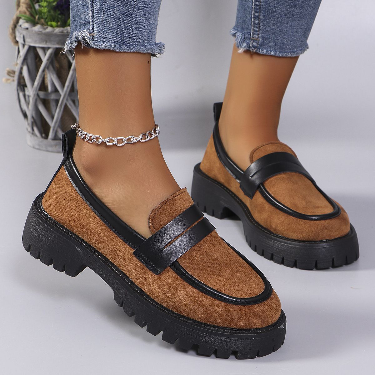 Single Layer Shoes British Style Temperament Wild foto 5