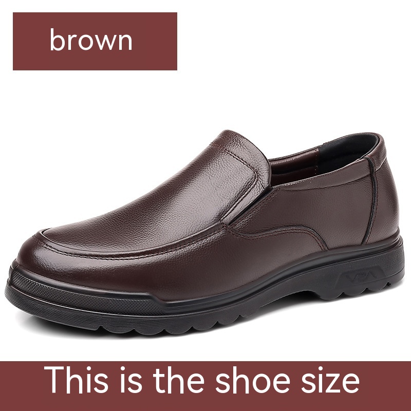 British Comfortable Soft Bottom Casual Men Genuine Leather Shoes foto 4
