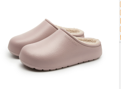 Womens Fleece-Lined Waterproof Thick-Soled Cotton Slippers foto 4
