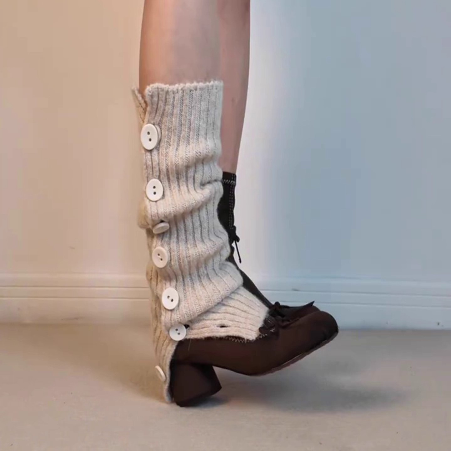 French-style Chunky-heel Womens Boots With A Side Zipper For A Slimming Versatile Look foto 4