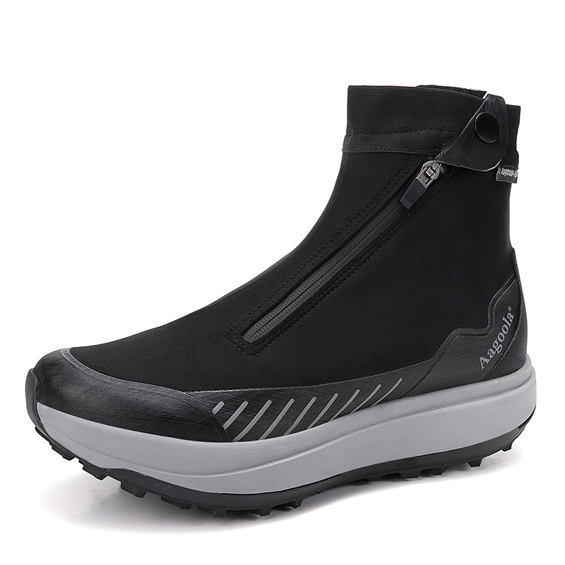 High-end Shock-absorbing Soft-soled Non-slip High-top Hiking Boots For Mountaineering foto 3