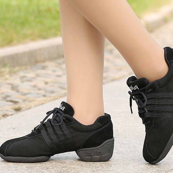 Mesh Dance Shoes Women's Mid Heel foto 5