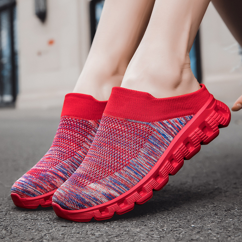 Flyknit Slip-on Loafers Sock Mesh Breathable Trendy Sports Casual Shoes foto 2