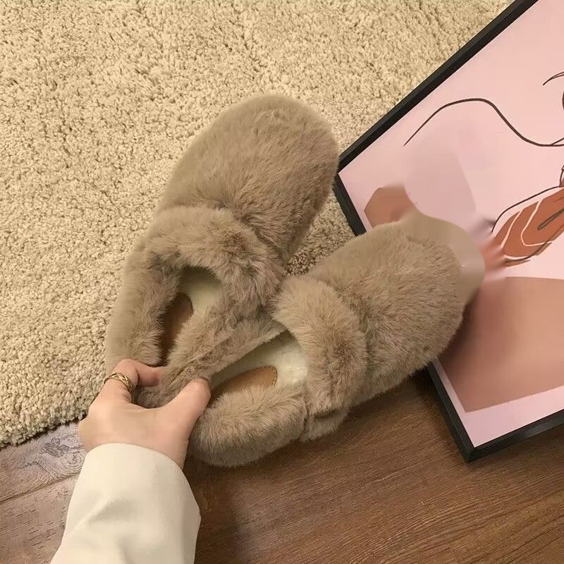 Outerwear Plus-size Women's Shoes Fluffy Shoes foto 3