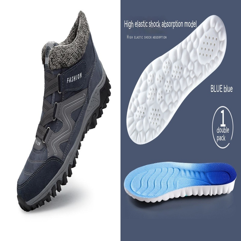 Men's And Women's Outdoor Cotton-padded Mid-top Sports Cotton Shoes foto 2