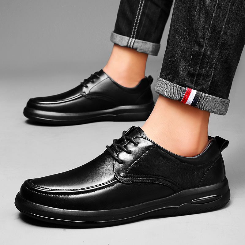 New Business Casual Leather Shoes Soft Bottom foto 2