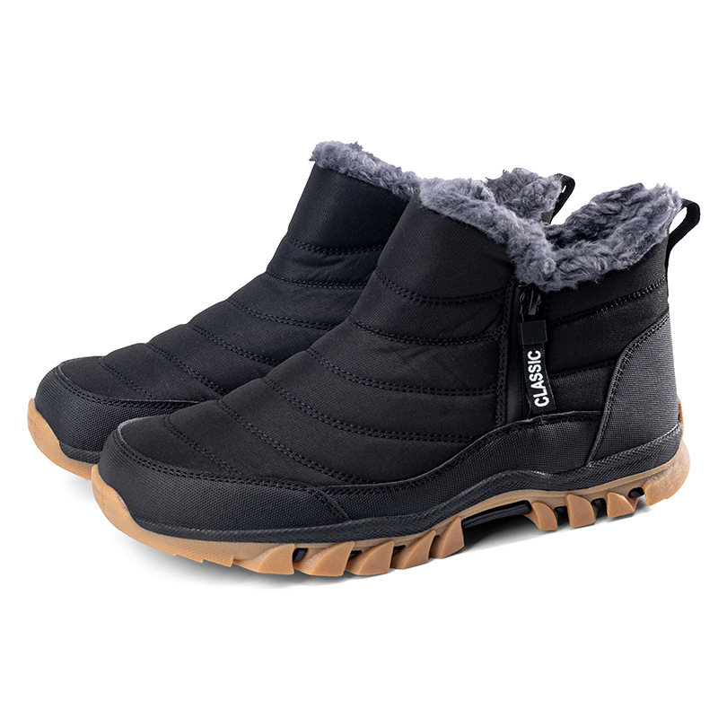 Winter And Spring Warmth Retention Material Non-slip Hiking Shoes foto 2