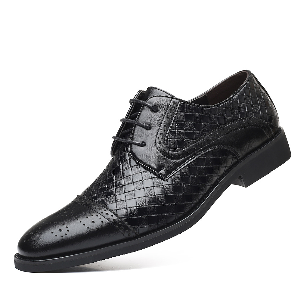 Men's Trendy Business Casual Leather Shoes foto 5