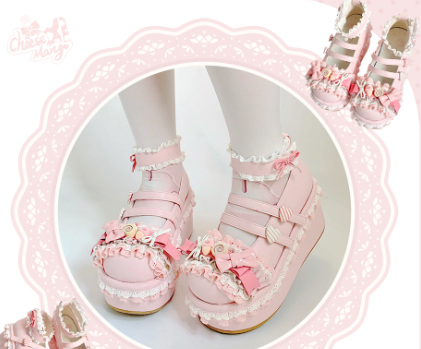 Round Head Platform Shoes Women foto 3