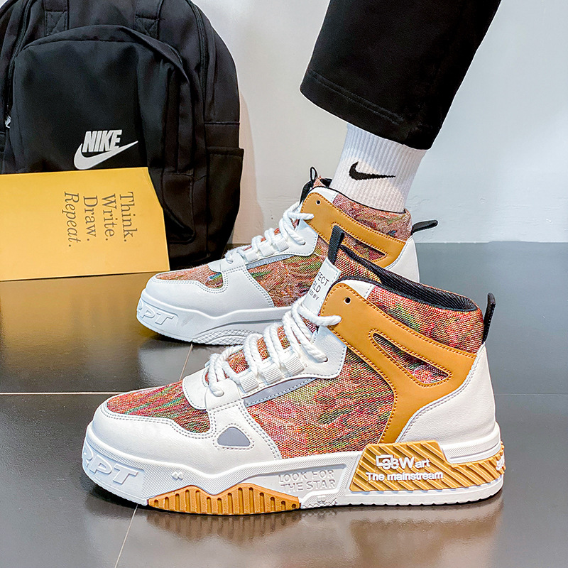 Men's High Top Sneakers Non-slip foto 2