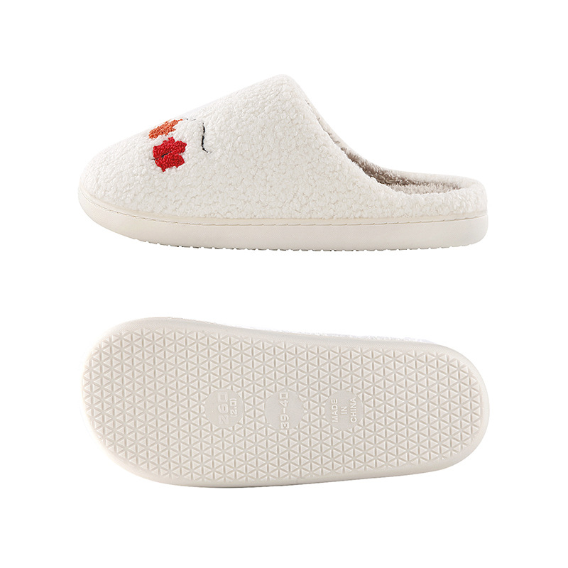 Women's Warm Winter Cotton Slippers With Thick Soft Sole And Anti-Slip foto 2