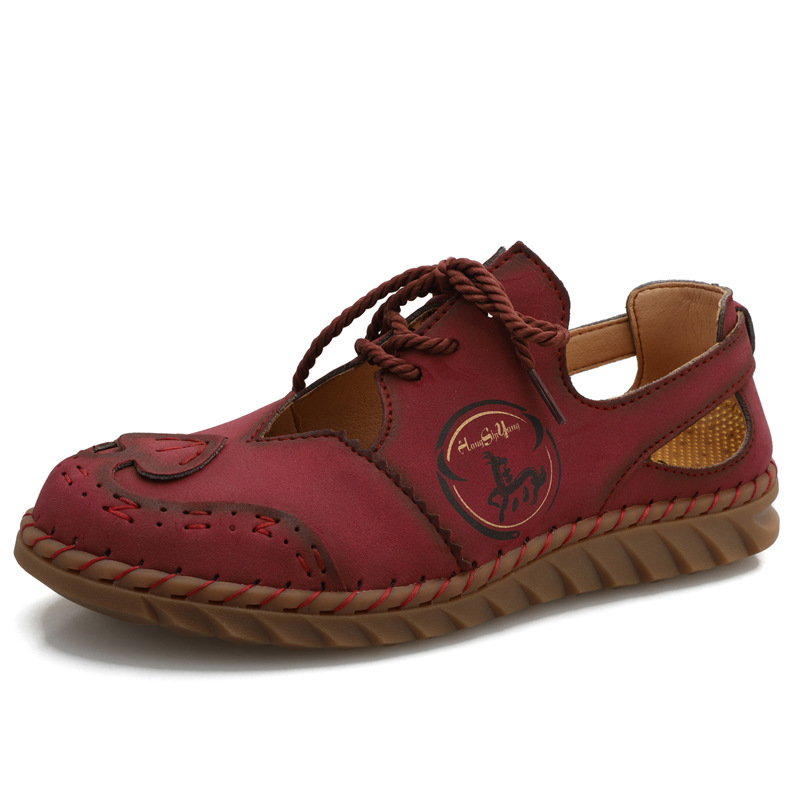 Plus Size Handmade Hollow Breathable Women's Sandals