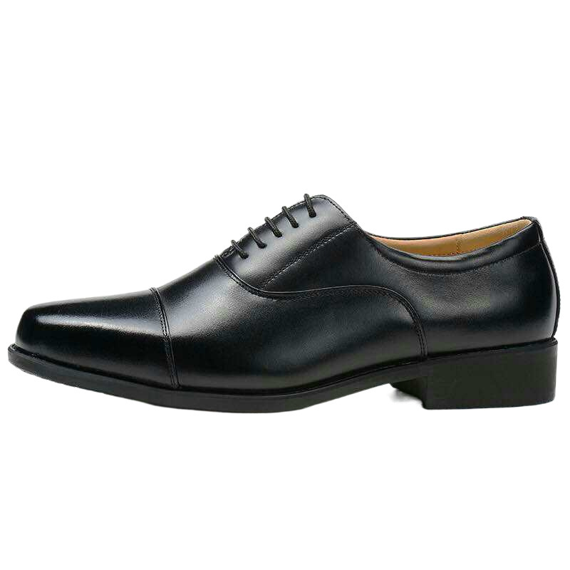 Mesh Three Connector Business Casual Leather Shoes foto 5